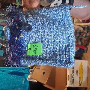# 259 blue purse handmade